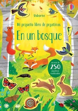 EN UN BOSQUE MI PEQUEÑO LIBRO DE PEGATIN