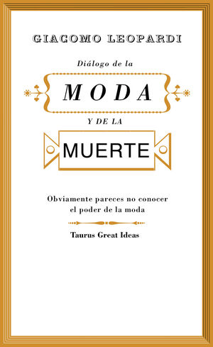 DIALOGO DE LA MODA Y DE LA MUERTE