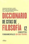 DICCIONARIO DE CITAS DE FILOSOFÍA